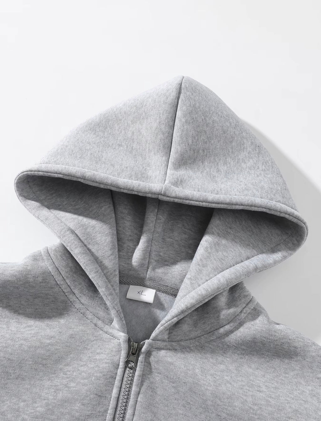 Essential Oversized Tracksuit Set - Half Zip Hoodie + Jogger Pants - Unisex - Heather Grey